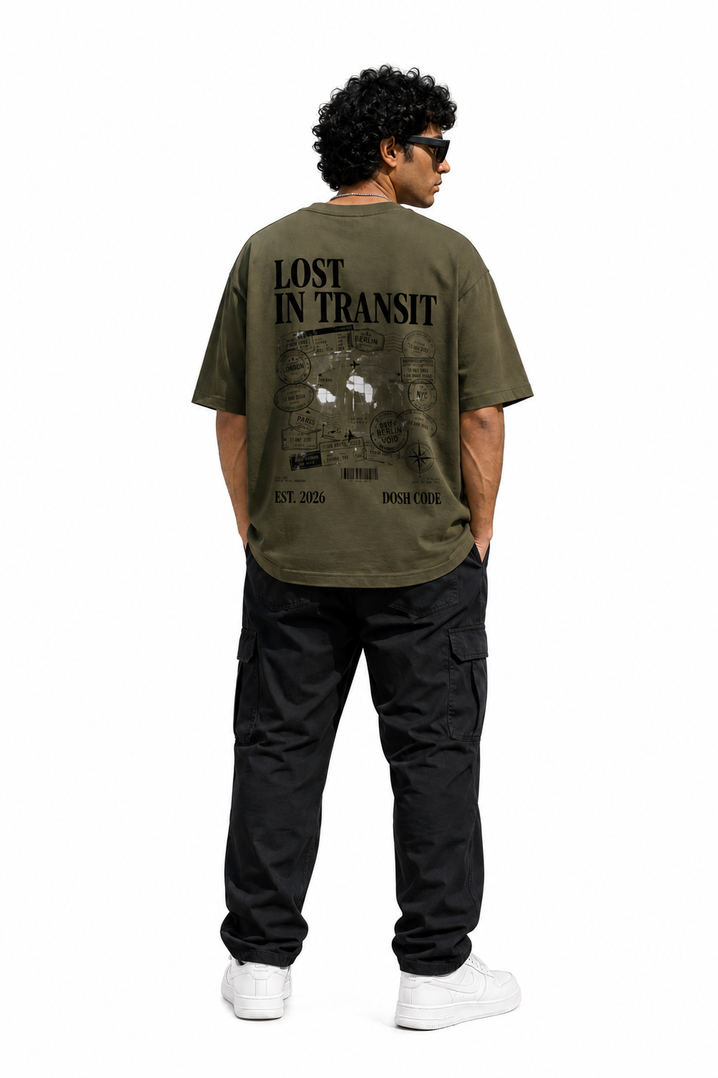 Lost in Transit Oversized Tee | Dosh Code