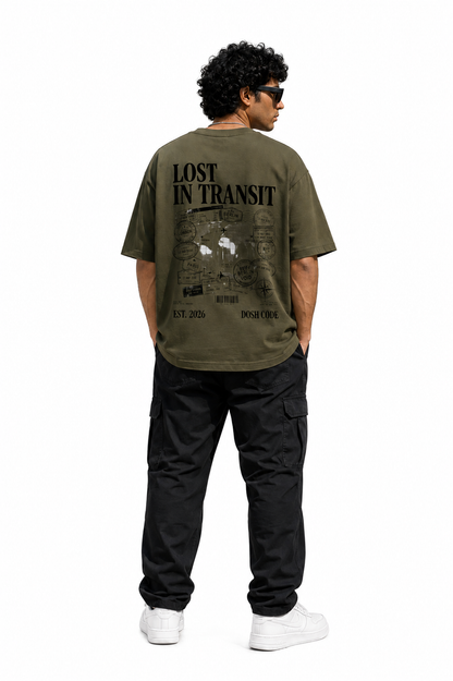 Lost in Transit Oversized Tee | Dosh Code