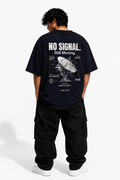 No Signal Oversized Tee | Dosh Code