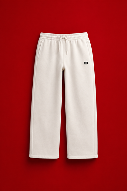 Beige Unisex Sweatpants